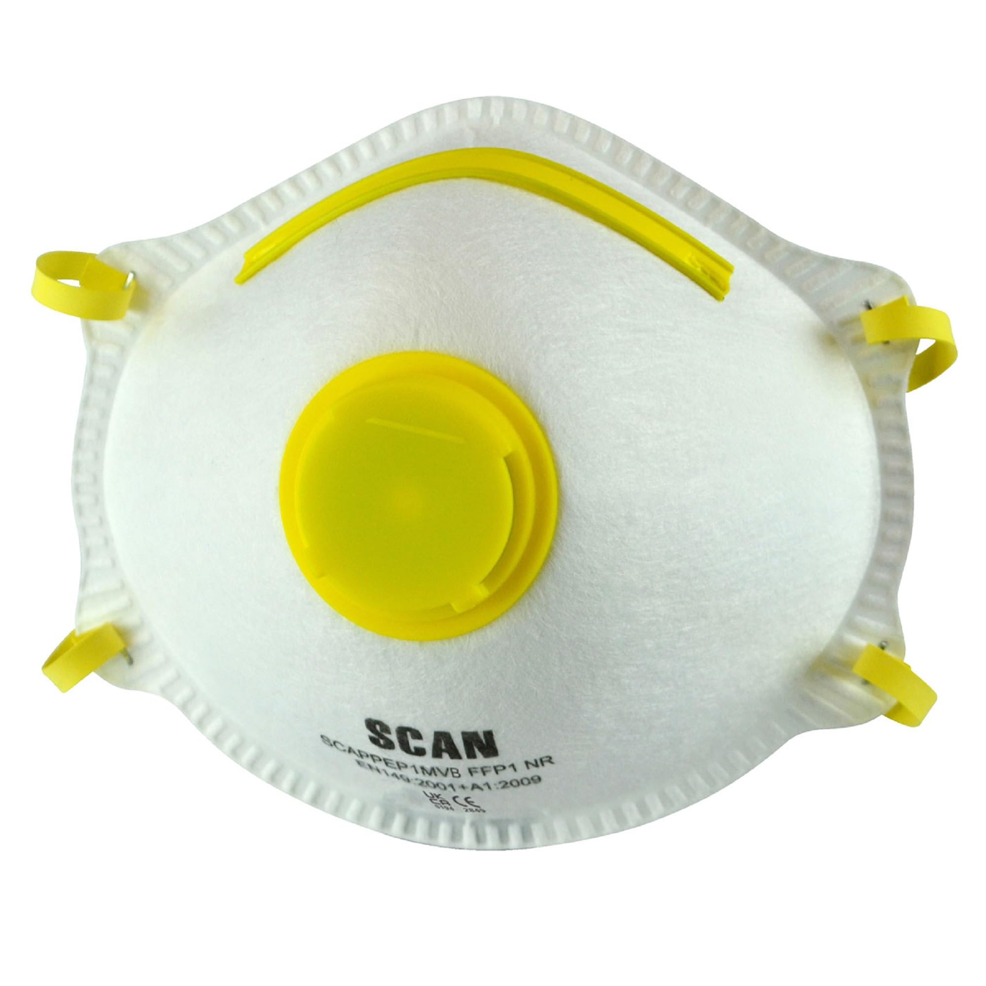 Scan SCAPPEP1MV FFP1 Premier Moulded Valved Disposable Masks Pack of 3