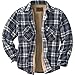 Legendary Whitetails Men's Fleece Lined Button Down Java Shirt Jac