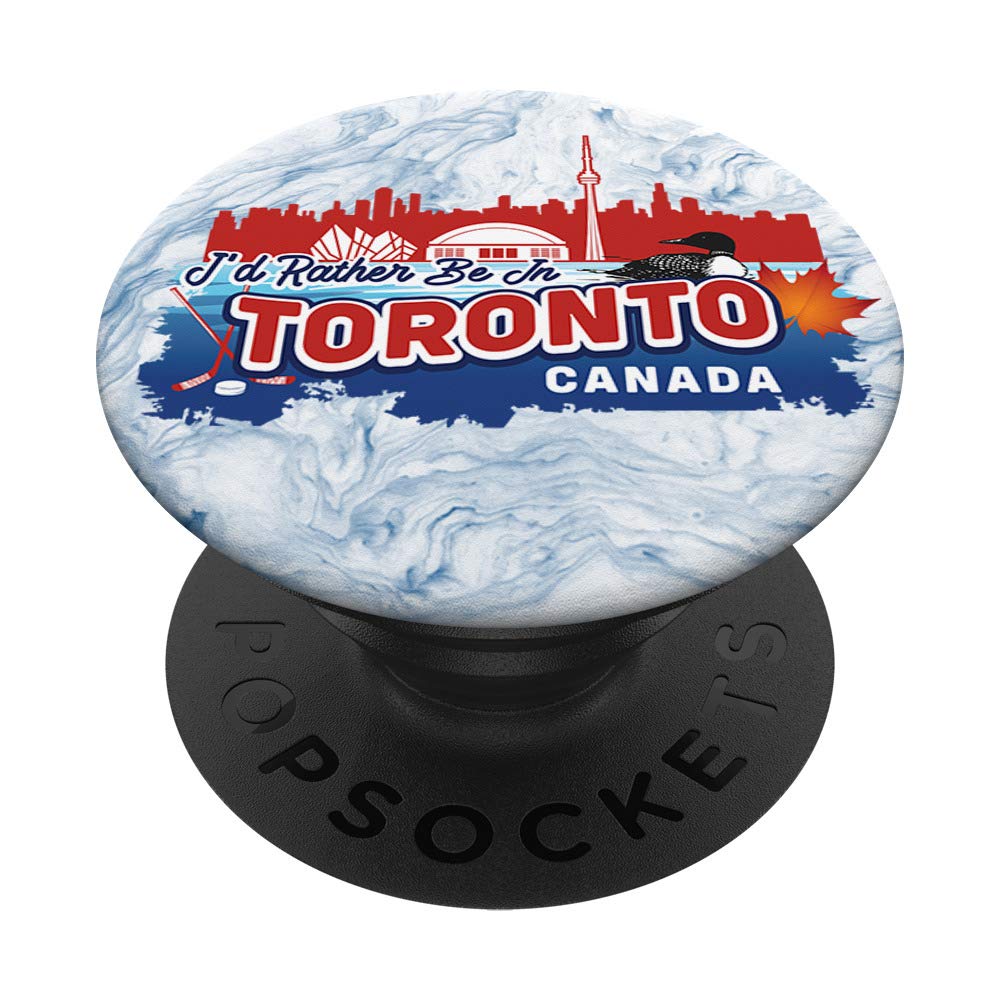 I'd Rather Be In Toronto Canada Vintage Souvenir PopSockets PopGrip: Swappable Grip for Phones & Tablets