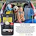 Freddie and Sebbie Backseat Car Organizer, Kids Toy Storage, Car Organization, Premium Quality Baby Travel Accessories and Child Auto Seat Protector, Black
