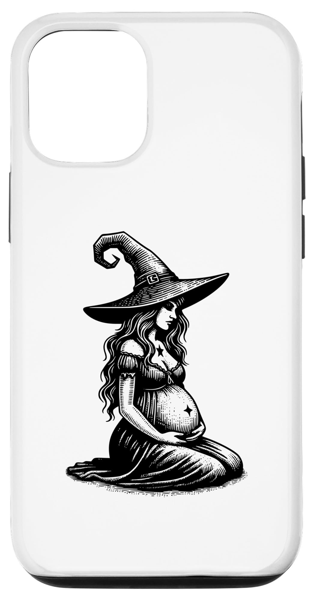 iPhone 15 Pro Magical Pregnancy Halloween Beauty Pregnant Pagan Witch Case