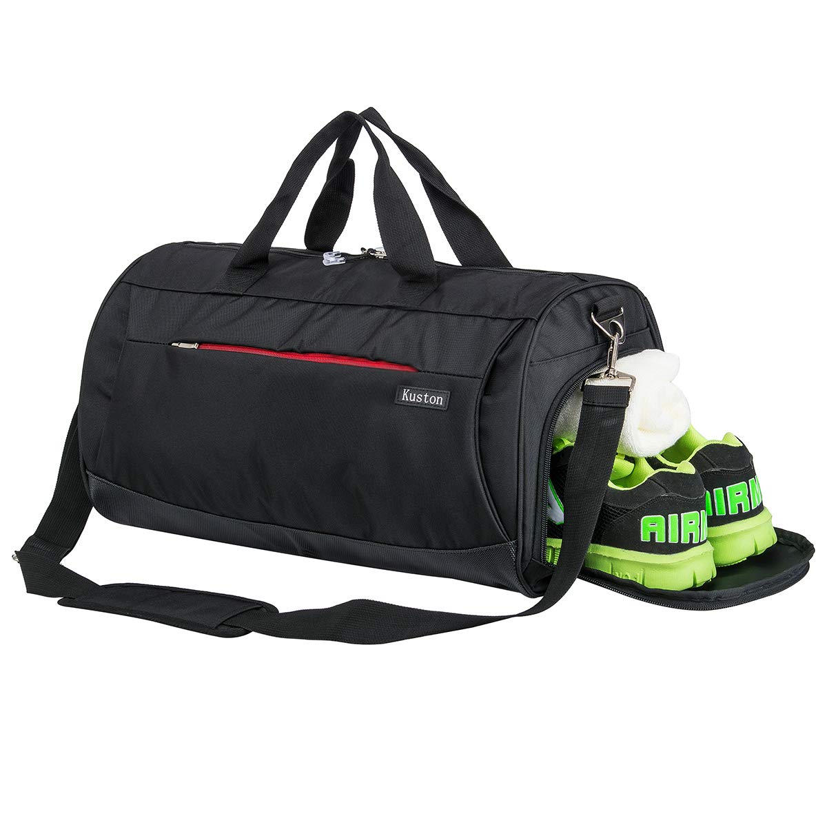 Kuston Sports Gym Bag with Shoes Compartment Travel Duffel Bag for Men
