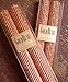 Gold Rush Beeswax Glitter Candles, 8 Inch Copper Color, Boxed Set of 2 Candles