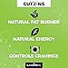 CUTZ-NS - Natural Stimulant Free Fat Burner -Fat Burning Supplement with CLA & L-Carnitine - Best Appetite Suppressant and Weight Loss Pill to Reduce Belly Fat for Men & Women - 60 Caps