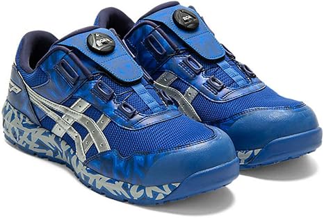 Amazon Co Jp 安全靴 アシックス Asics スニーカー ウィンジョブ Jsaa規格a種認定品 Fcp9 Blue Boa ローカット セーフティシューズ 25 0 401インペリアルブルー Pシルバー Diy 工具 ガーデン
