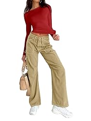 Abardsion Women's Long Sleeve Shirts Spring 2025