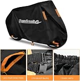 RunSnail Waterproof Motorcycle Cover XL 96.5 in 210D Oxford 50 in Tall view 4
