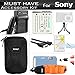 Must Have Accessory Kit For Sony Cyber-shot DSC-TX200V, DSC-TF1, DSC-TX30 Waterproof Digital Camera Includes Replacement NP-BN1 Battery + Ac/Dc Charger + Micro HDMI Cable + Float Strap + Case + More