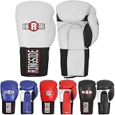Ringside IMF Tech Leather Boxing Training Gloves | Leather training gloves with 2.5 inches of IMF Tech foam padding and a full wrap-around hook and loop wrist closure