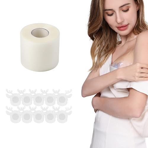 Invisible Tape Perky Pear Invisible Lift Tape - Clear, Sweatproof Boob Tape Roll 5m For A-C Cups, Seamless Support For Backless Dresses Double Sided Body Tape Invisible Tape Perky Pear Invisible Lift Tape - Clear, Sweatproof Boob Tape Roll 5m For A-C Cups, Seamless Support For Backless Dresses Double Sided Body Tape