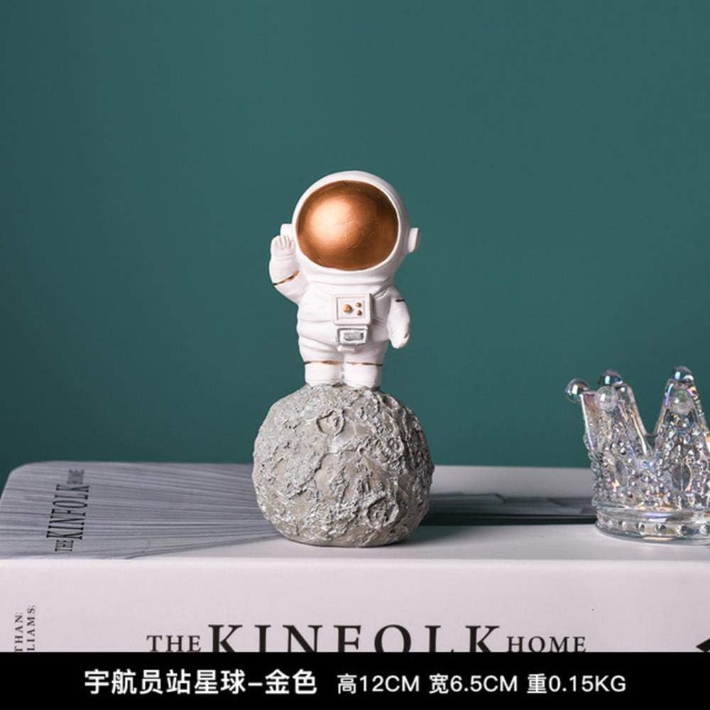 Space Astronaut DecorationSpace Astronaut Decoration Space Astronaut Decoration Statue,Planet Gold