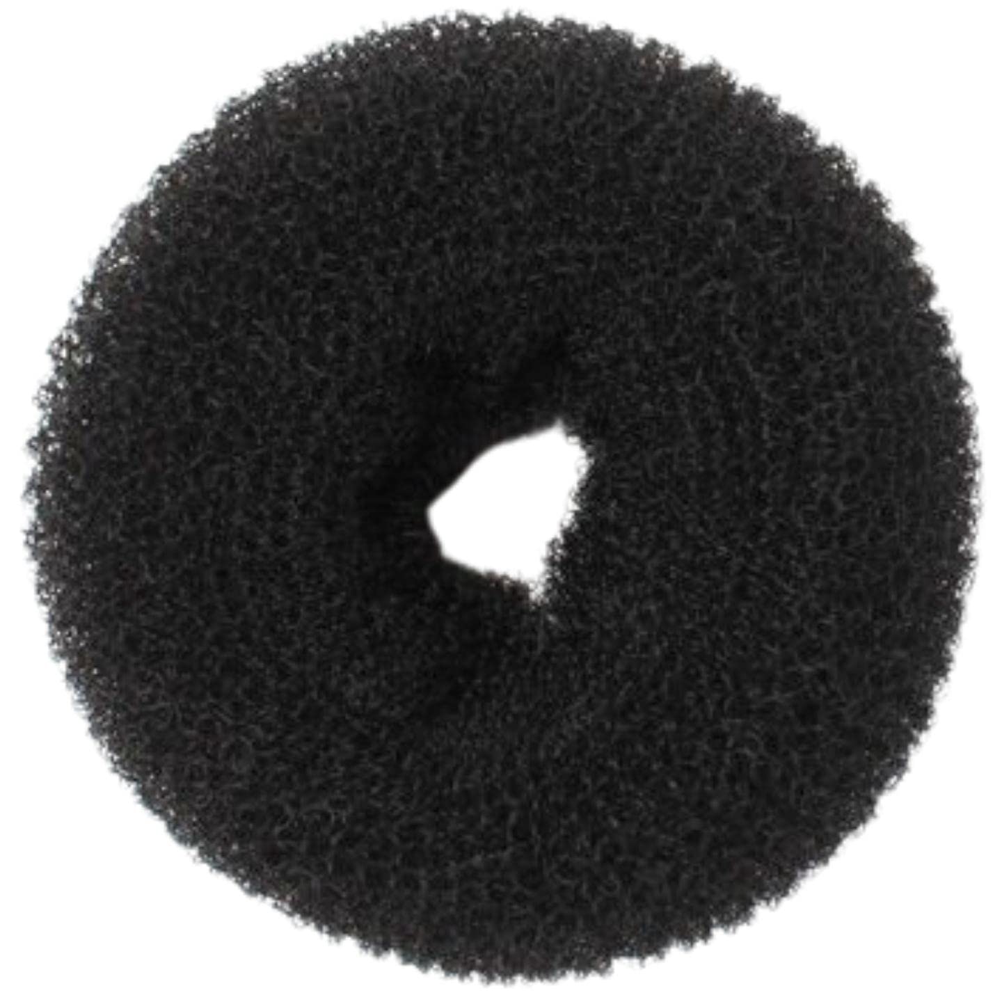 Topkids Accessories Hair Donut Bun Maker Set Bun Doughnut Hair Bun Shaper Bobby Pin Holder Donut Ring Styler Hair Bun Maker For Girls, Women, Ladies, Kids (Medium, Black)