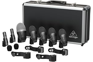 Behringer BC1500 Premium 7-Piece Drum Microphone Set for Studio and Live Applications