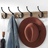 GlazieVault Black Coat Hooks for Wall Zinc Alloy 10 Pack Heavy Duty view 7