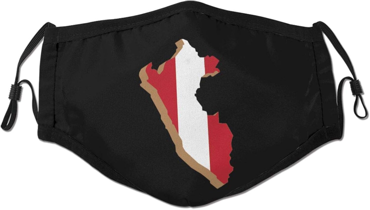 Peru Flag Peruvian Dust Mask Face Masks Breathable Anti-Dust Face Scarf