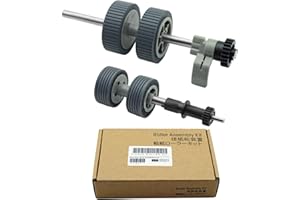 MAIGOO 2025 New PA03540-0001 Brake Roller and PA03540-0002 Pick Roller with Shaft Scanner Part Fits for Fujitsu Scanner Fi-6130 Fi-6130Z Fi-6140 Fi-6140Z Fi-6230 Fi-6230Z Fi-6240 Fi-6240Z Fi-6125 Fi-6225