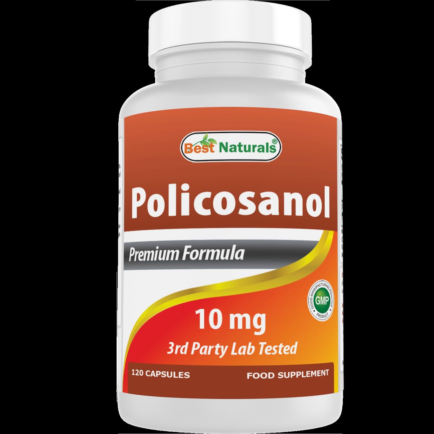 Best Naturals Policosanol 10 mg 120 Capsules (120 Count (Pack of 3))