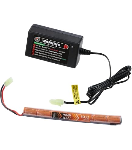 ち*み様 KYOCERA AIRSOFT バッテリーセット Amazon.com: Lancer Tactical Nimh Battery Pack with Charger, Two
