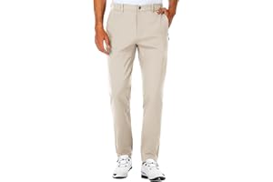 SPECIALMAGIC Golf Pants Men Stretch Slim fit Hiking Pants Lightweight Dress Casual Tapered Zipper Pockets