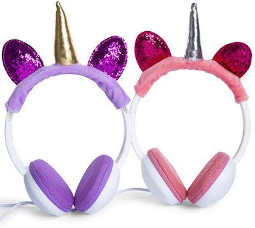 Unicorn Plush Headphones (Pink)