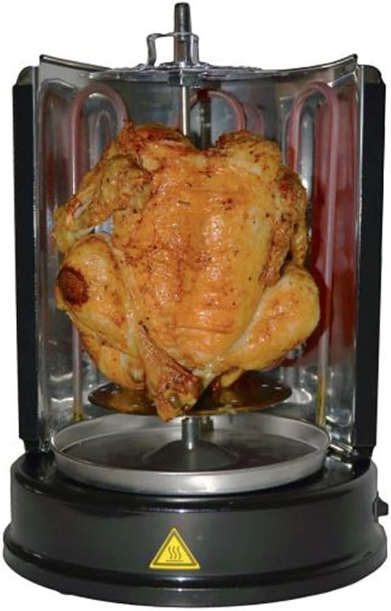 Stainless Steel Vertical BBQ Kebab/Shawarma/Gyros Rotisserie Grill 1400W Kitchen