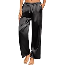 ★AEAE★ 【送料0/関税0】PAJAMA LOUNGE PANTS 2色 Amazon.com: FEQO 2 Pack Women's Lounge Pants Wide Leg Yoga