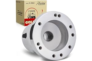 Roykaw Golf Cart Steering Wheel or Hub Adapter Compatible with EZGO Club Car Yamaha