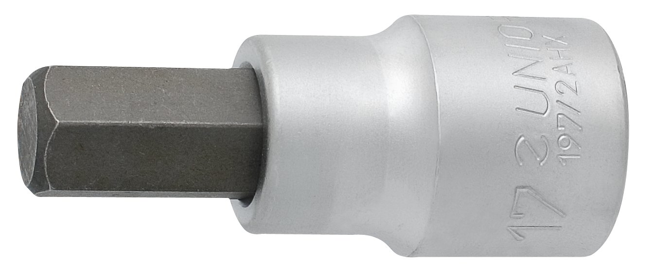 Unior 197/2AHX Screwdriver Insert 3/4 Inch for Allen Screws, 22 mm