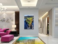Pebble Beach Golf Course Canvas Wall Art for Living