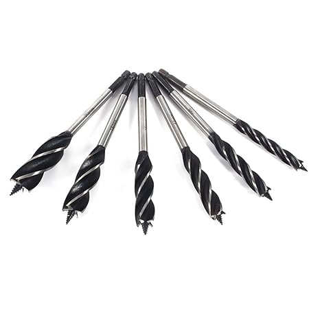 Generic 18mm : 10-20mm 4 Cutters Twist Drill Bit Set Wood Fast Cutter for Carpenter Joiner WoodworkingTool