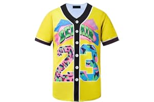 HOPSHION 90s Bel Air Baseball Jersey for Women
