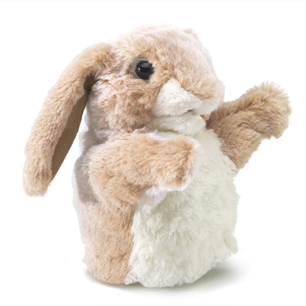 Folkmanis Little Lop Rabbit Hand Puppet White