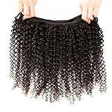 ISEE Hair 9A Grade Mongolian Kinky Curly Hair Extension Virgin Human Hair Weaving 3 Bundles Kinky Curly Virgin Hair 100% Human Hair Weaves Extension Mongolian Virgin Hair (30 30 30inches)