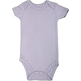 GUISBY Baby Short Sleeve Bodysuits, Rayon Summer Newborn Infant Boys Girls 0-24 Months