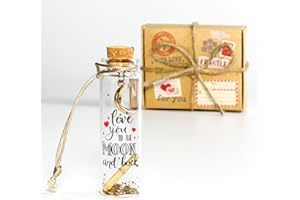 Kilyhome Cute Things for Girlfriend Gift, Lovely Notes Boyfriend Gifts, Message in a Glass Bottle - Romantic Couples, Anniversary, Birthday, Present for Her, Him