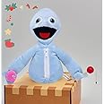Hide and Seek Plush Christmas Dolls, Soft Stuffed Animal Pillow Figures (Blue)