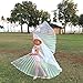 Dance Fairy Kids Belly Dance ISIS Wing Halloween Costume for Children,White(No sticks)