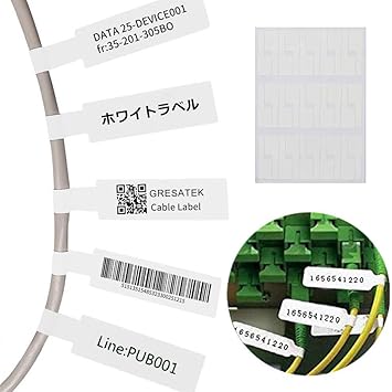 Amazon ケーブル ラベル 10枚 300ラベル A4 屋外でも使える ケーブル
