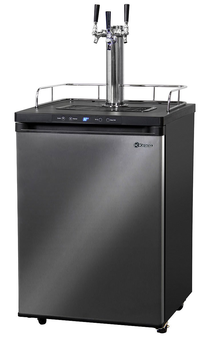 Kegco HBK309X-3 Keg Dispenser, 3 faucet without