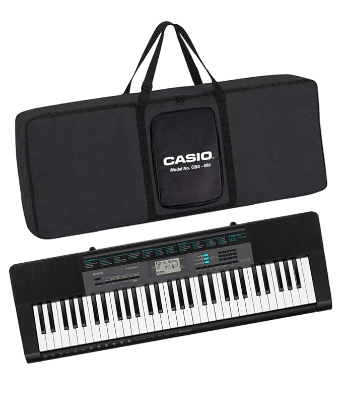 Casio CTK2550 61Key Portable Keyboard with Carry Case (Black) Amazon