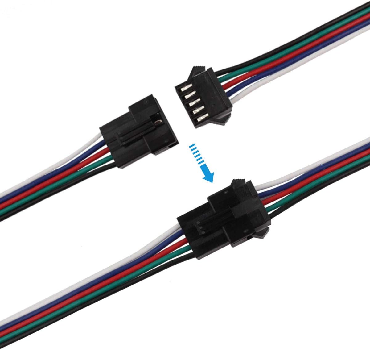 Can anyone recommend a 5-pin wire-to-wire connector? : r/arduino