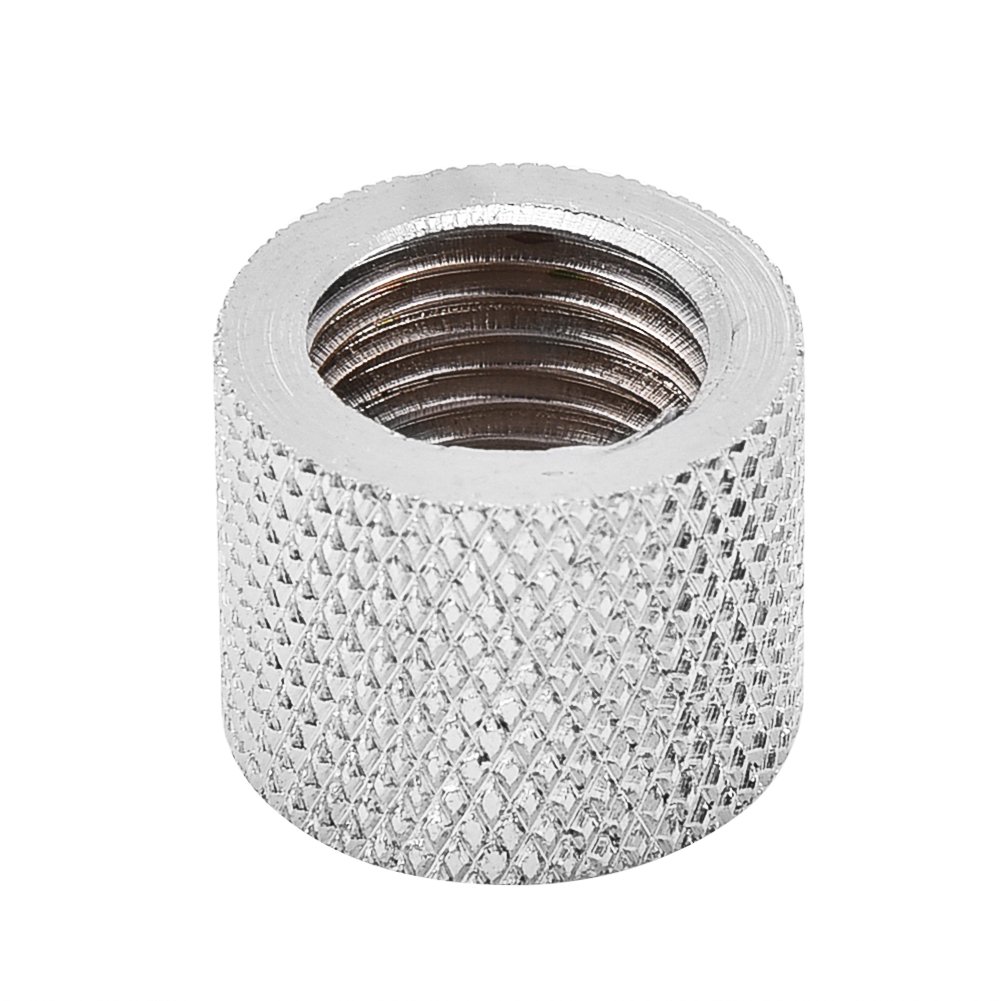 Richer-R G1/4 Thread Fitting Adapter,2 pcs Female To Female G1/4 Threaded Fitting Extender For PC Liquid Cooling