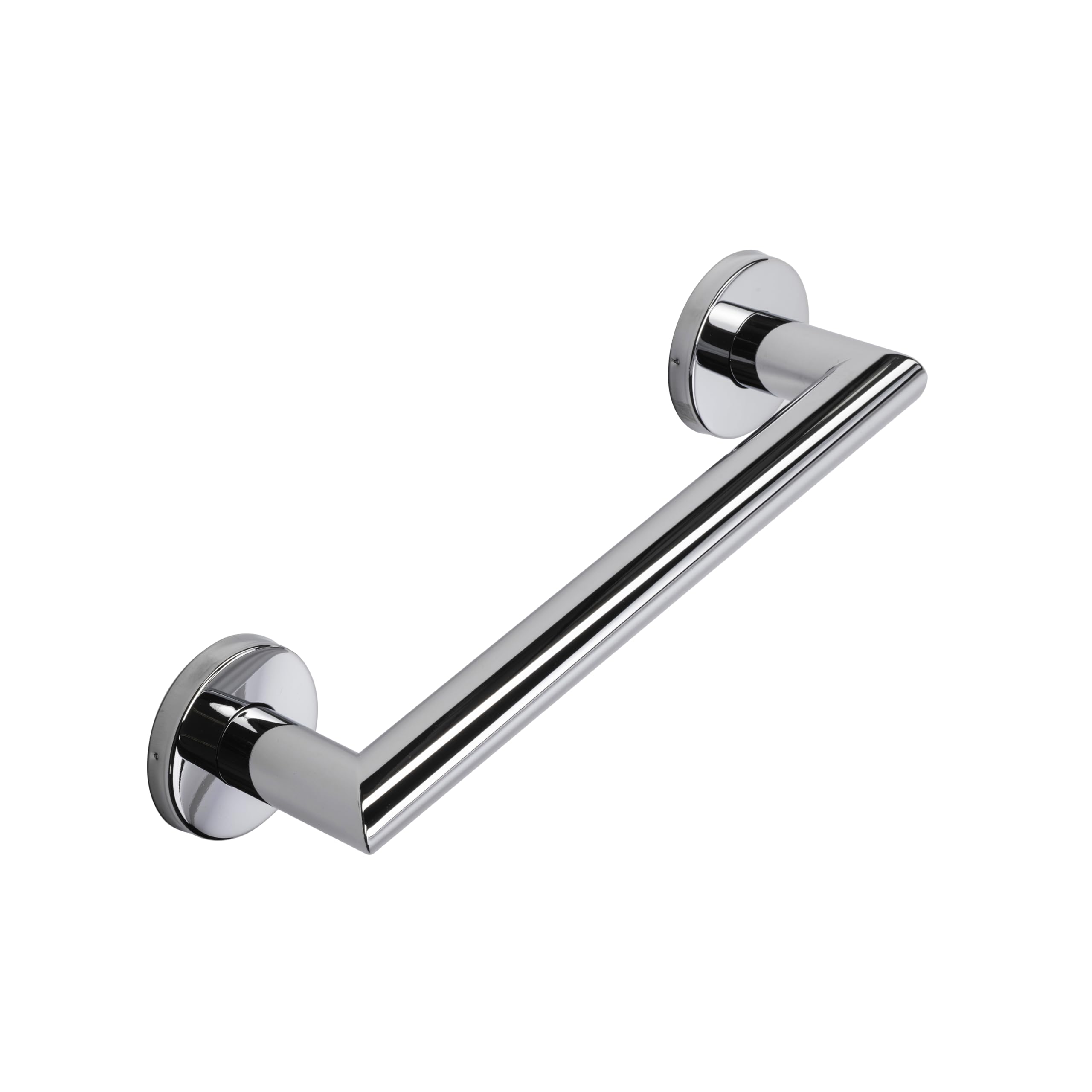 Croydex AP506105 300mm Modern Safety Support Rail Stainless Steel Grab Bar for Bathroom, Chrome