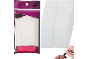 LEELOSP 240 Pieces Hair Extension Tape Tabs Double Sided Replacement Tape in Hair Extensions Adhesive Hair Extension Tapes 1.57 x 0.32 Inch Hair Extension Tools for Wig Toupee Hair Piece Wigs Supplies, White