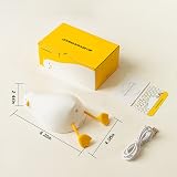 Anywin Lying Flat Duck Night Light – Soft Silicone Lamp, Rechargeable, Timer view 9
