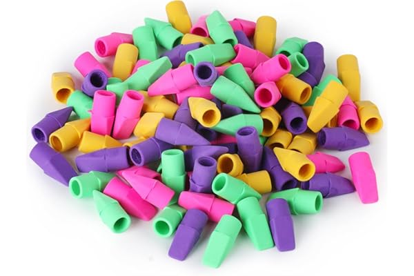 Mr. Pen Erasers for Pencils, 120 Pack, Pencil Top Erasers, Eraser Caps, Kids, Cap Tops, Topper Erasers. Ereaser