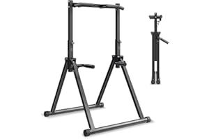 VEVOR Pull Up Bar, 330LBS Capacity Portable Pullup Bar Station, Pullup Bars Free Standing with Triangular Structure & Heavy-D