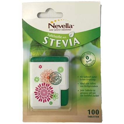 Nevella Tabletten Tafelsusse Mit Stevia 100 Tabs Amazon De