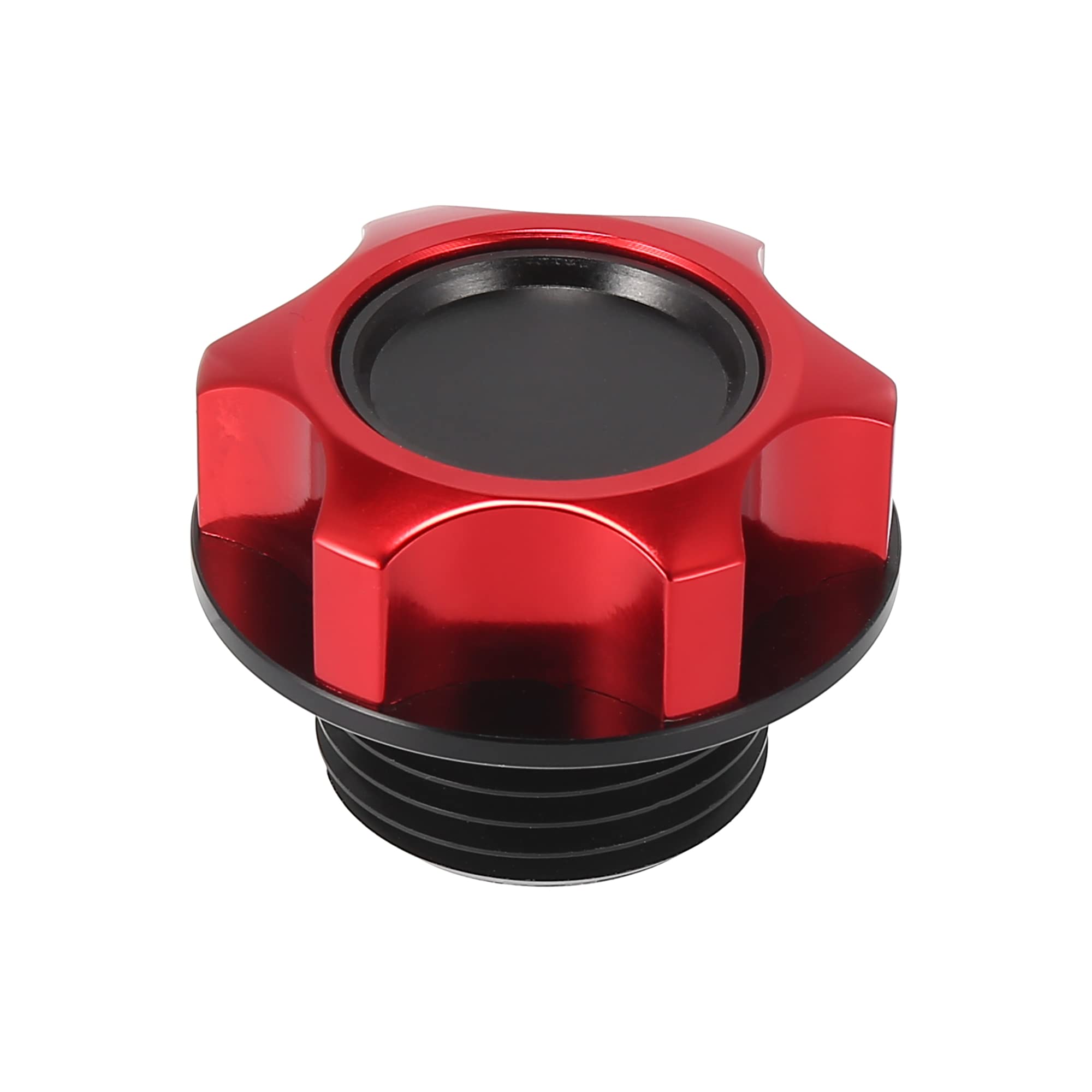 Photo 1 of X AUTOHAUX Red Aluminum Alloy Gas Engine Oil Filler Cap Plug Cover for Toyota Reiz Camry Highlander Crown Corolla