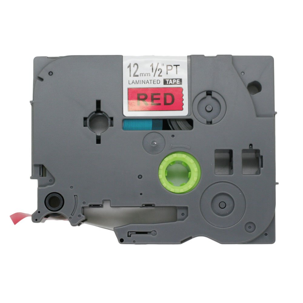 BROVACS 1 Pack Black on Red Label Tape Compatible for Brother P-Touch TZ 431 TZe 431 12mm 1/2" OPA1143